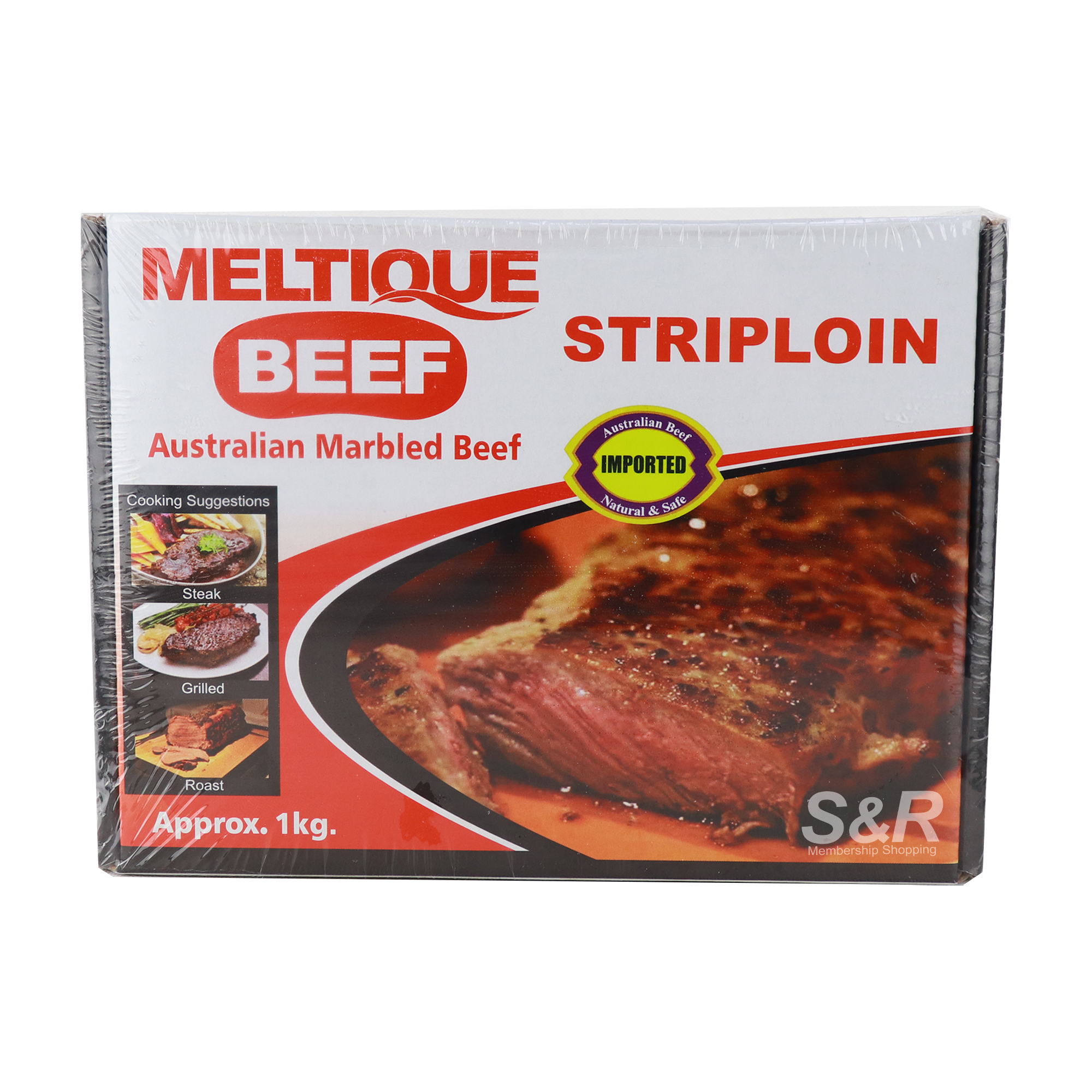 Meltique Beef Australian Marbled Beef Striploin 1kg